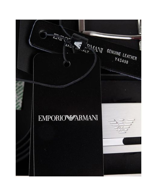 Accessories > belts Emporio Armani pour homme en coloris Gray