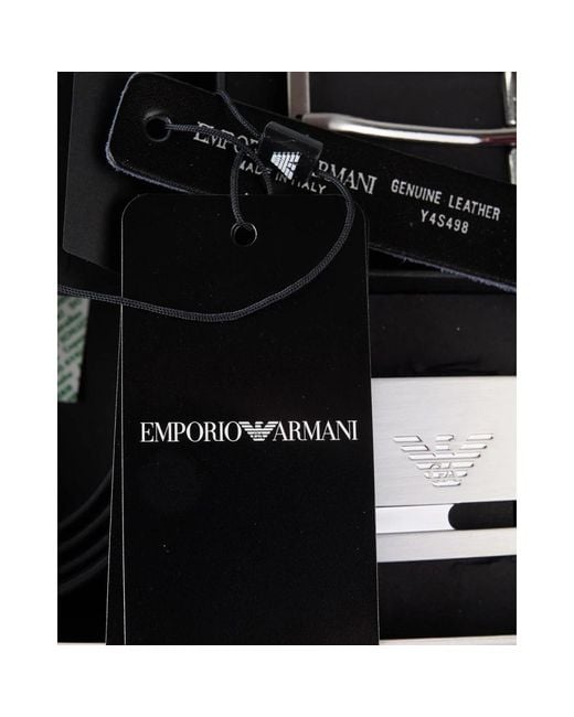 Emporio Armani Belts in Gray für Herren
