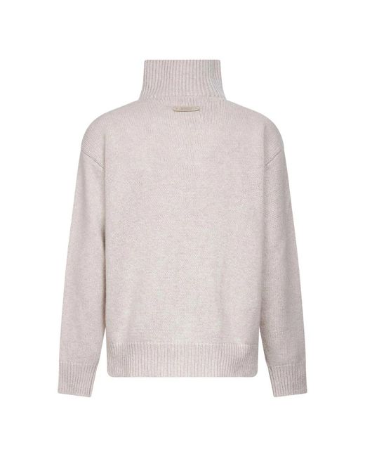 Autry Truien & Vesten ,Wit ,Wol Witte Sweater Met Metalen Rits in het Gray voor heren