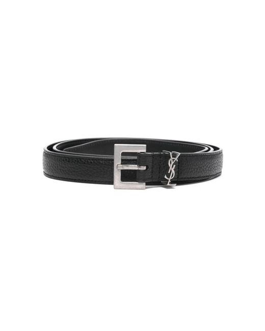 Saint Laurent Cassandre Riem in het Black voor heren
