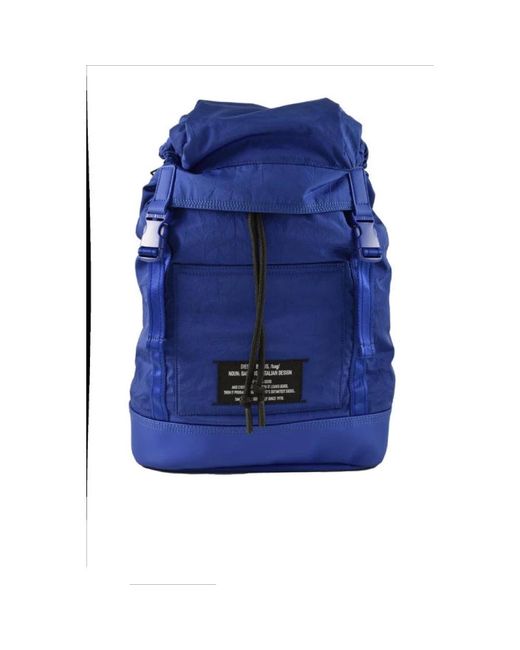 DIESEL Blue Backpacks