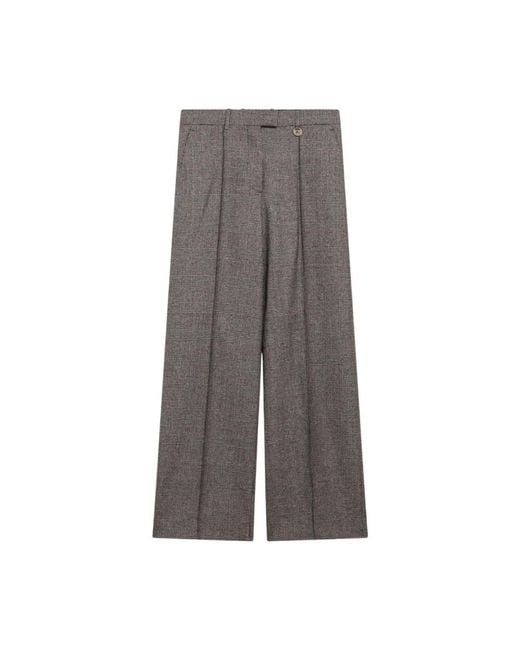 Burberry Gray Wide Trousers