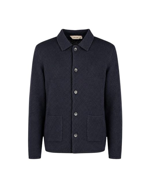 Paoloni Blue Cardigans for men