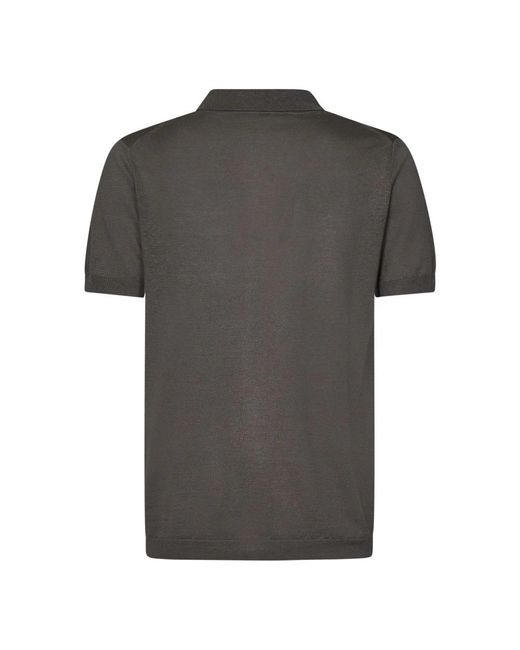 Low Brand Gray Polo Shirts for men