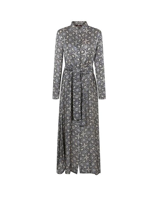 OBIDI Gray Shirt Dresses