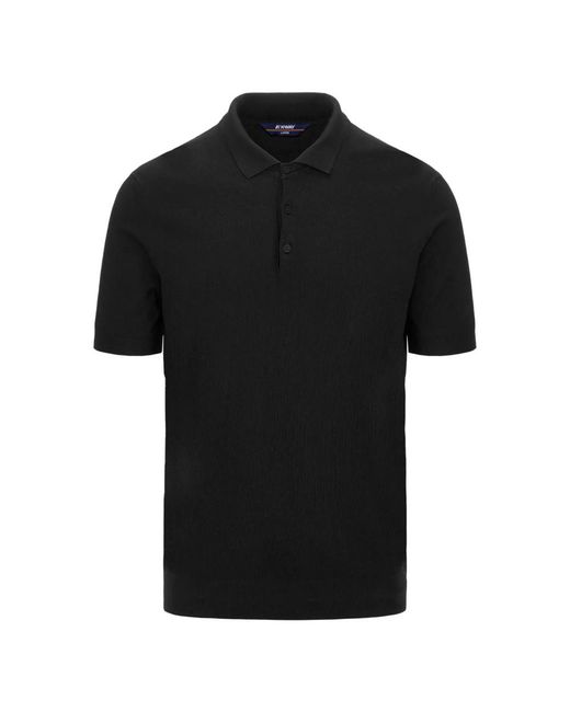 K-Way Black Polo Shirts for men