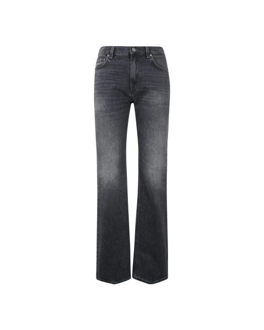 Haikure Blue Boot-Cut Jeans