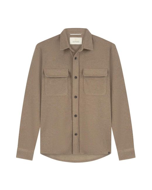 Dstrezzed Overhemden ,Overshirt in het Natural voor heren
