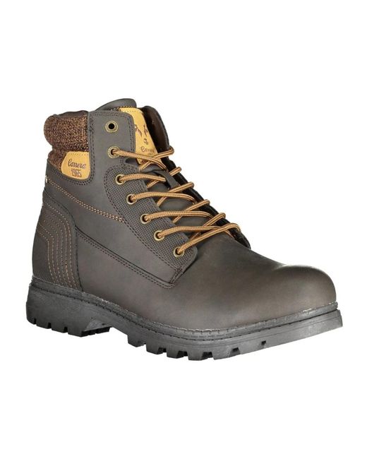 Carrera Gray Lace-Up Boots for men