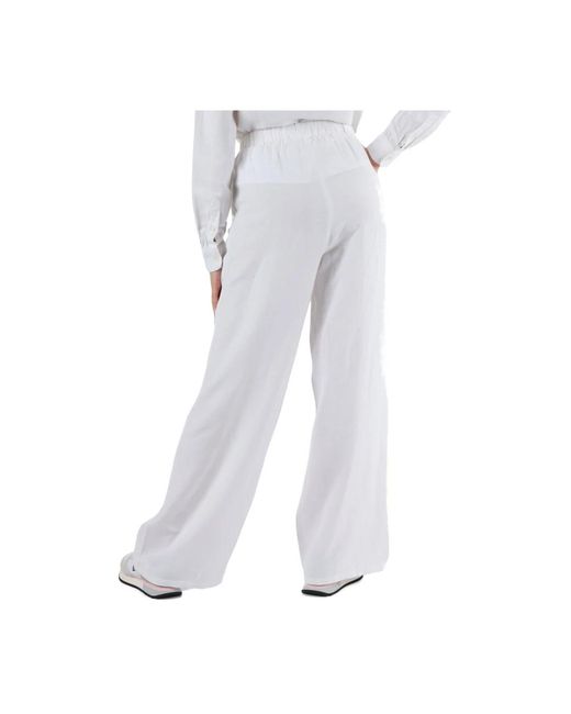 Trousers > wide trousers Sun 68 en coloris White