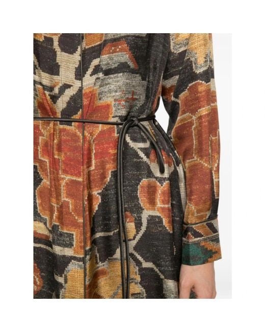 Pierre Louis Mascia Brown Shirt Dresses