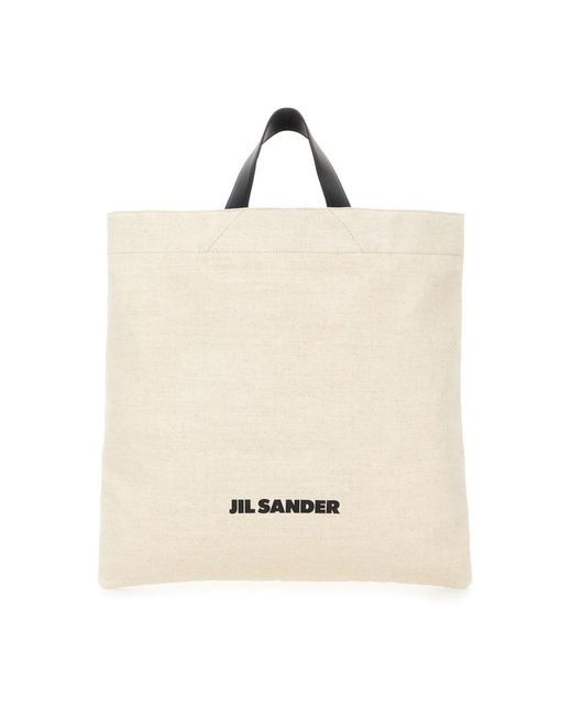 Jil Sander Natural Shopping Bags for men