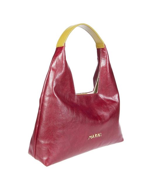 Marni Red Shoulder Bags