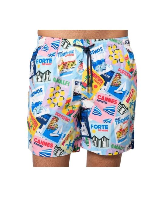 Beachwear Mc2 Saint Barth de hombre de color Blue