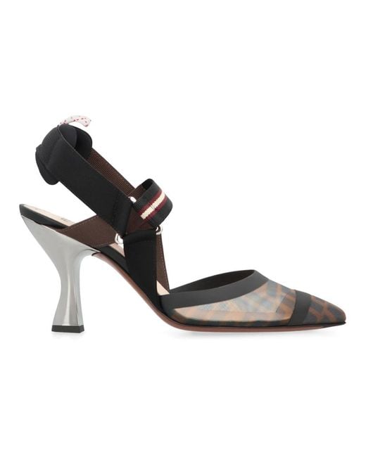 Fendi Colibrì Slingback in het Black