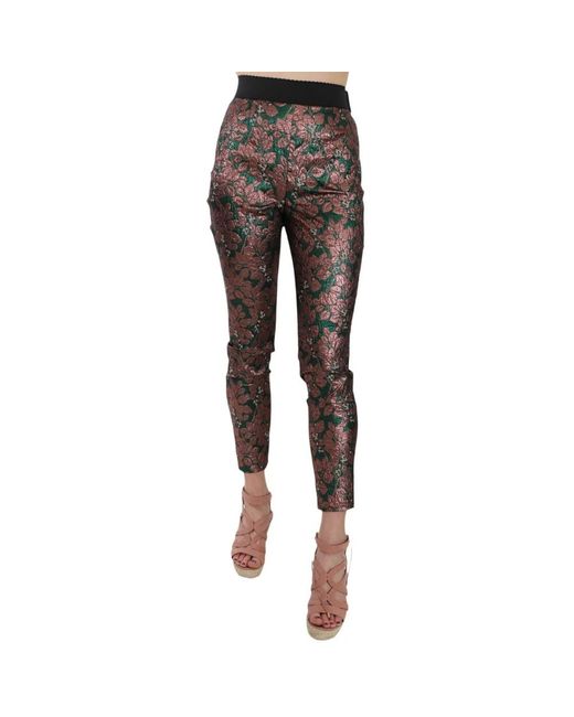 Dolce & Gabbana Gray Slim-Fit Trousers