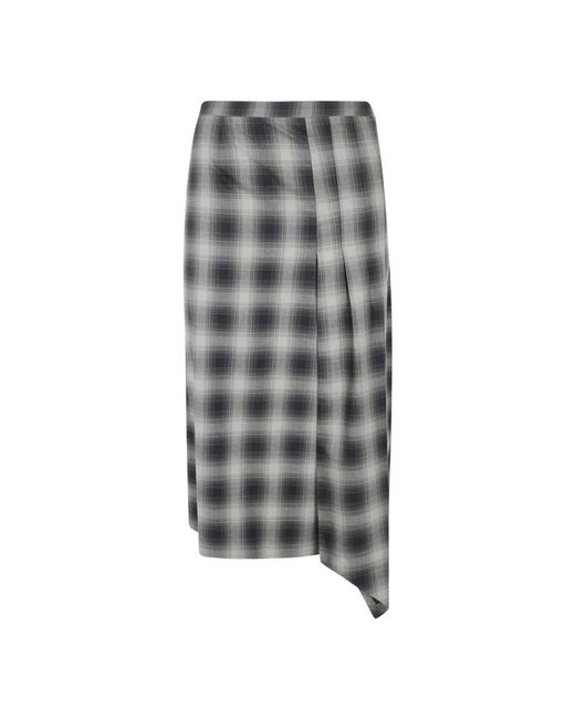 Meta Campania Collective Gray Midi Skirts
