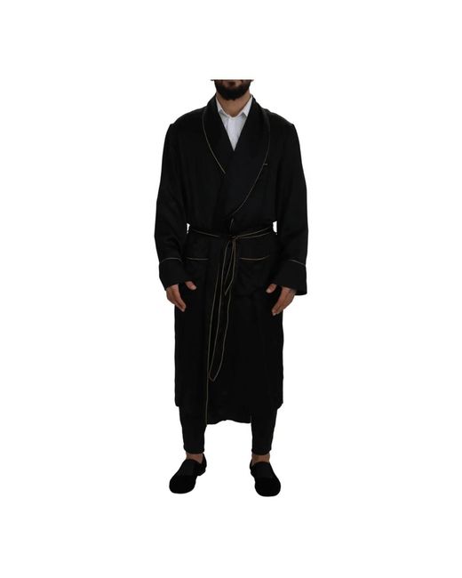 Dolce & Gabbana Black Robes for men