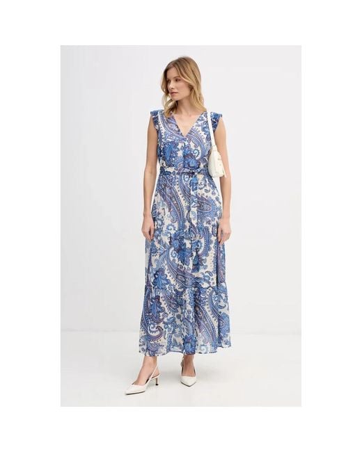 Maxi Dresses Ouí de color Blue