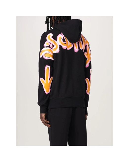 Hoodies DISCLAIMER de hombre de color Black