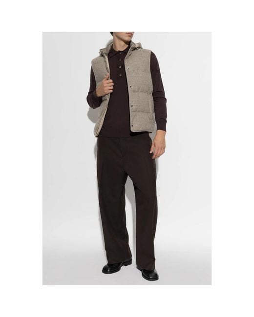 Vests Eleventy de hombre de color Brown