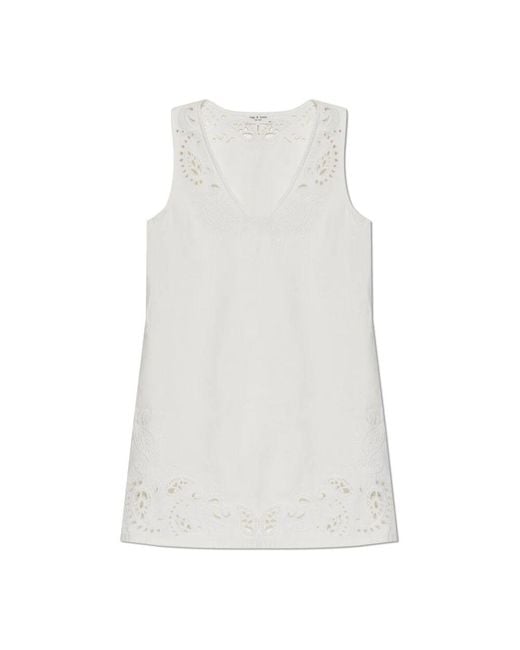 Rag & Bone White Short Dresses