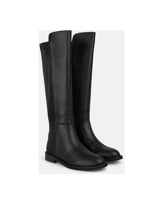 Alma En Pena. Black High Boots