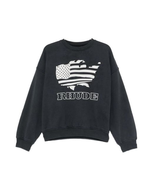 Rhude Blue Sweatshirts for men