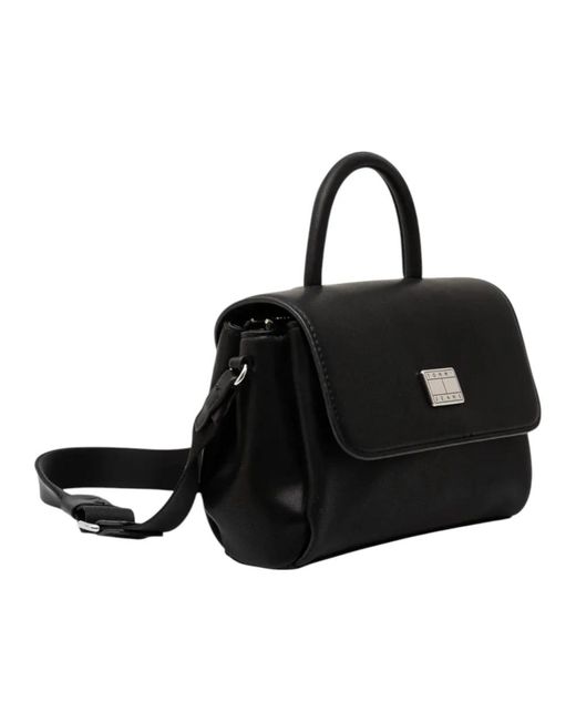 Tommy Hilfiger Black Kleine polyurethan taschen kollektion,kleine taschenkollektion für frauen aus polyurethan