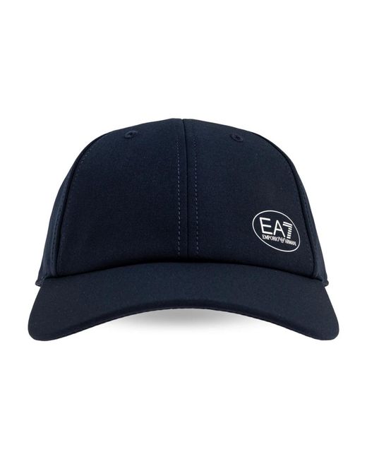 EA7 Accessoires ,Blauw ,Katoen Golf Pro Baseball Cap in het Blue