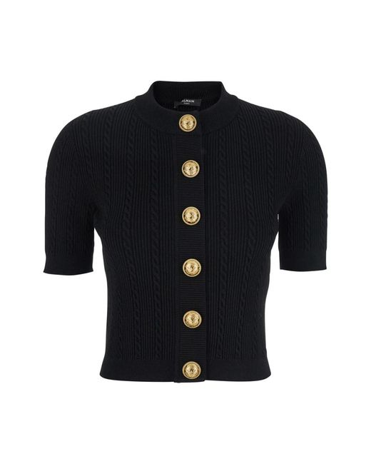 Balmain Black Cardigans