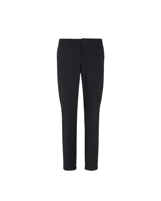 Suns Black Straight Trousers for men