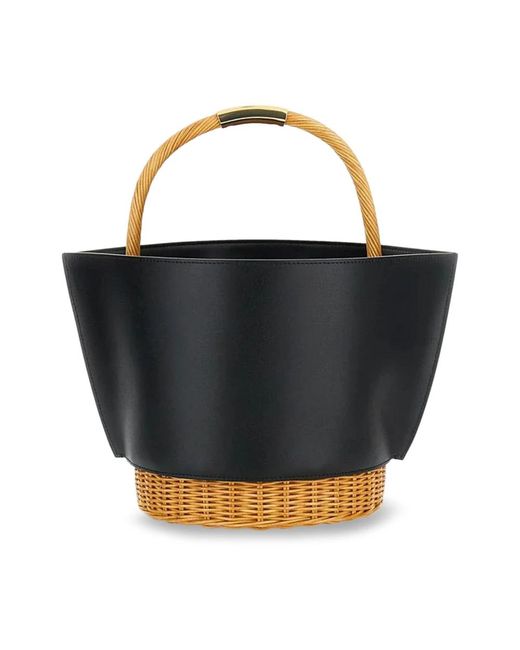 Sacai Black Bucket Bags