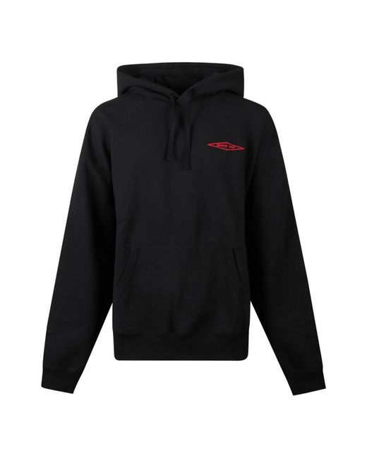 Junya Watanabe Hoodies & Sweatvesten ,Zwart ,Katoen Logo Hoodie in het Black voor heren