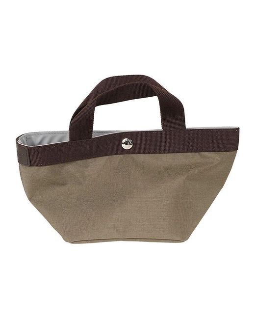 Herve Chapelier Brown Tote Bags