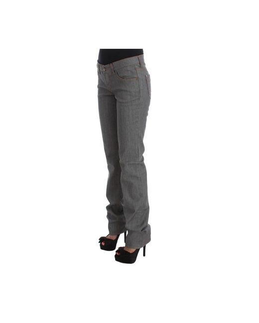 CoSTUME NATIONAL Gray Slim Fit Jeans