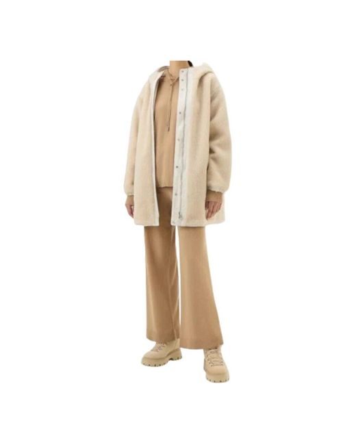 Faux Fur & Shearling Jackets Woolrich de color Natural