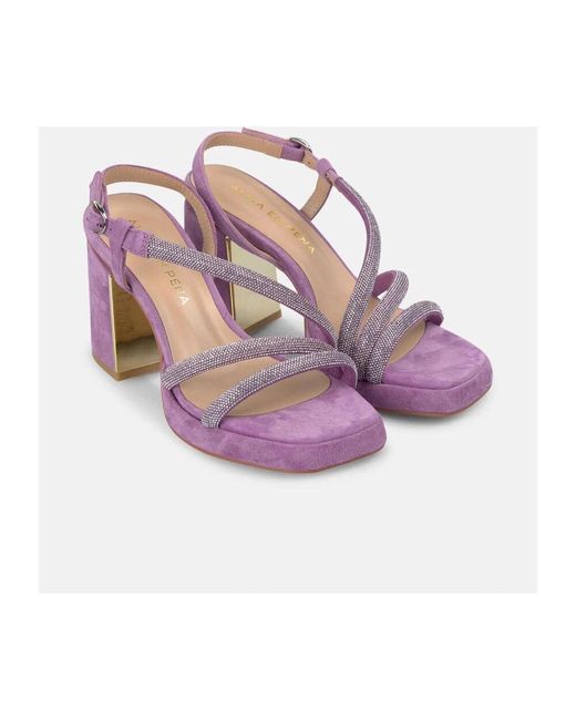High Heel Sandals di Alma En Pena. in Purple