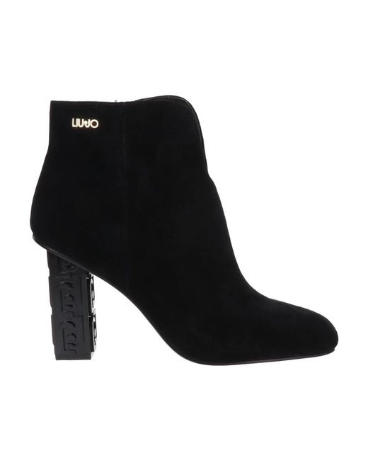 Liu Jo Black Heeled Boots