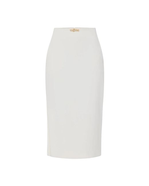 Midi Skirts di Elisabetta Franchi in White