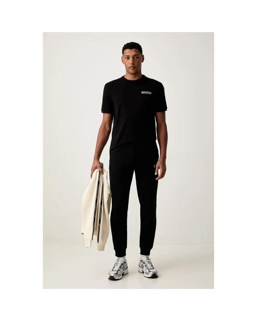Sweatpants EA7 pour homme en coloris Black