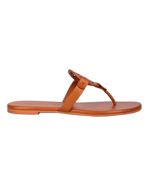 Tory Burch Brown Flip Flops