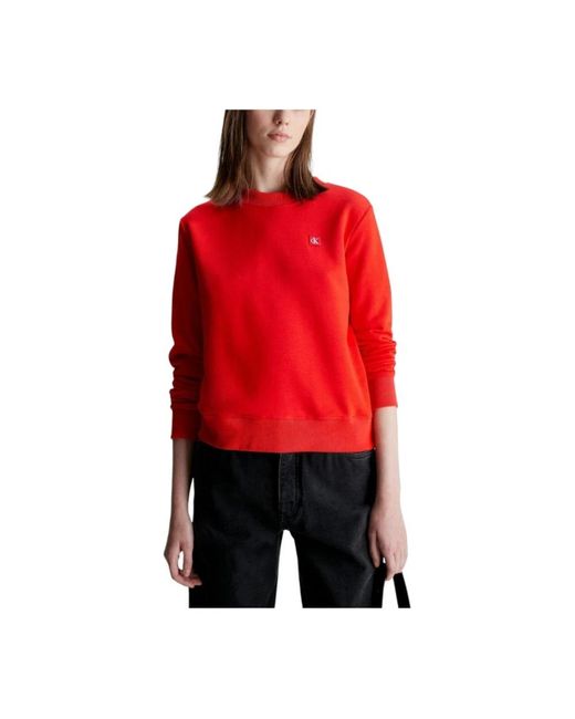 Calvin Klein Red Sweatshirts