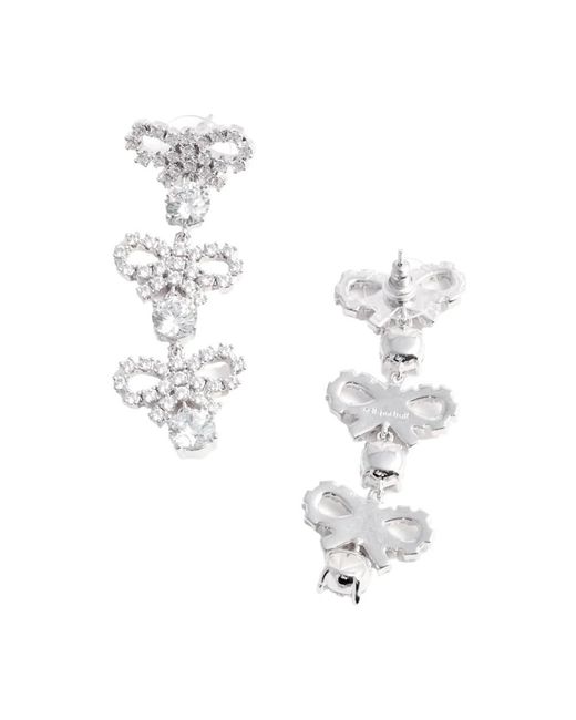 Earrings di Self-Portrait in Metallic