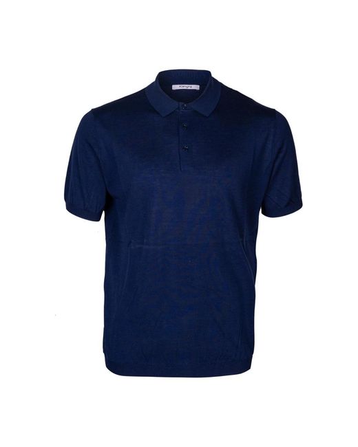 Kangra Blue Polo Shirts for men