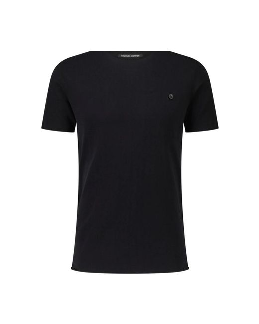 Tops > t-shirts Hannes Roether pour homme en coloris Black