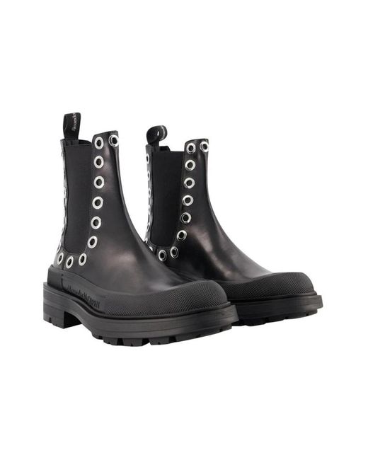 Chelsea Boots Alexander McQueen de hombre de color Black