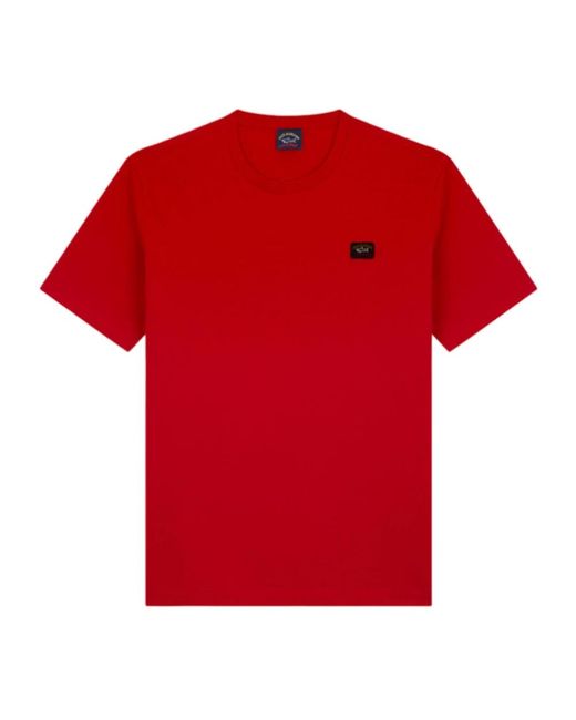 Paul & Shark Red T-Shirts for men