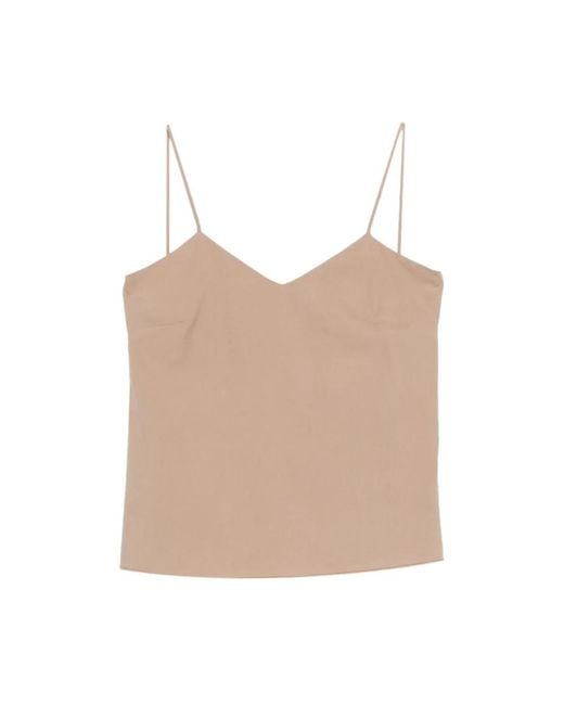 Max Mara Natural Sleeveless Tops