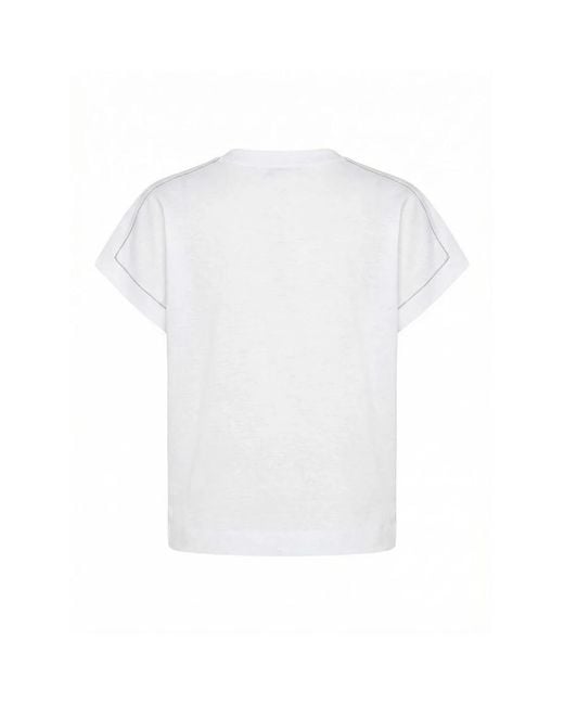 Peserico White T-Shirts